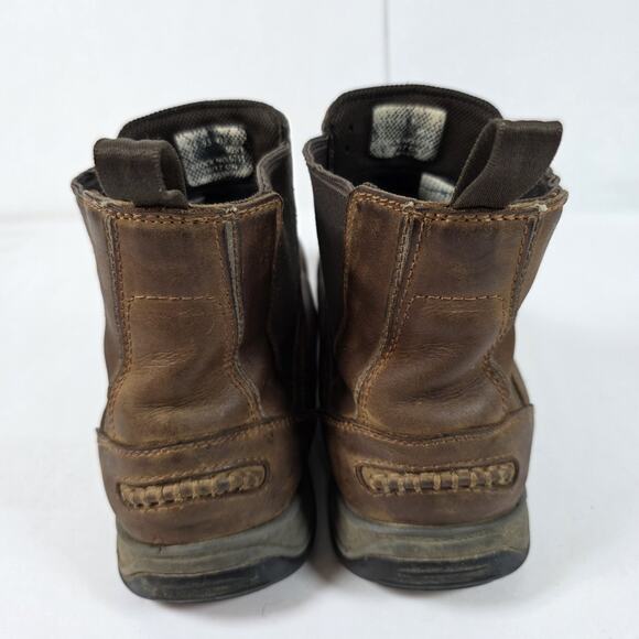 Red Wing Men's 10.5 D Brown Leather Boots 6711 Steel Toe Work Safety slip on - Picture 6 of 12
